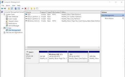 Partisi HDD atau SSD