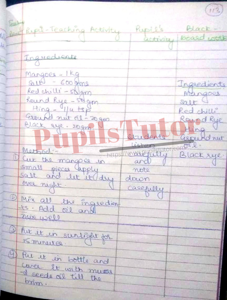 School Teaching Skill Aam Ka Aachar Lesson Plan For B.Ed And D.el.ed In English Medium Free Download PDF And PPT (Power Point Presentation And Slides) – (Page And Image Number 2) – PupilsTutor