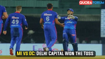 MI vs DC LIVE: Delhi Capitals Won the Toss & decided to Bowl First