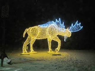 Moose Christmas Lights Niagara Falls