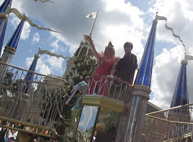 Princess Aurora and Prince Phillip Walt Disney World Parade