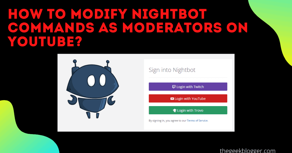 Chat commands nightbot A few