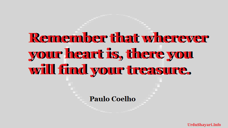 the alchemist quotes - paulo coelho heart quote