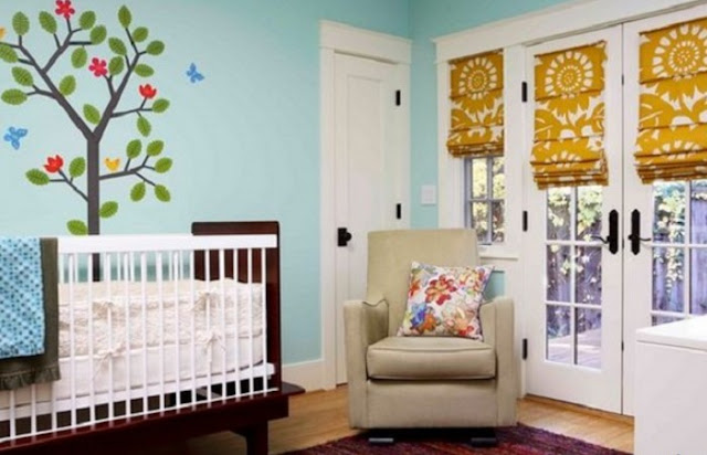 nursery room curtain ideas