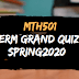 MTH501 Quiz 2 Spring 2022 