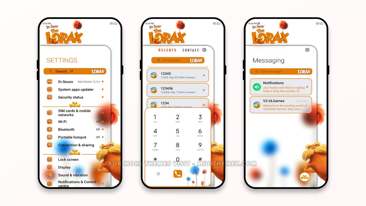 The Lorax MIUI Theme