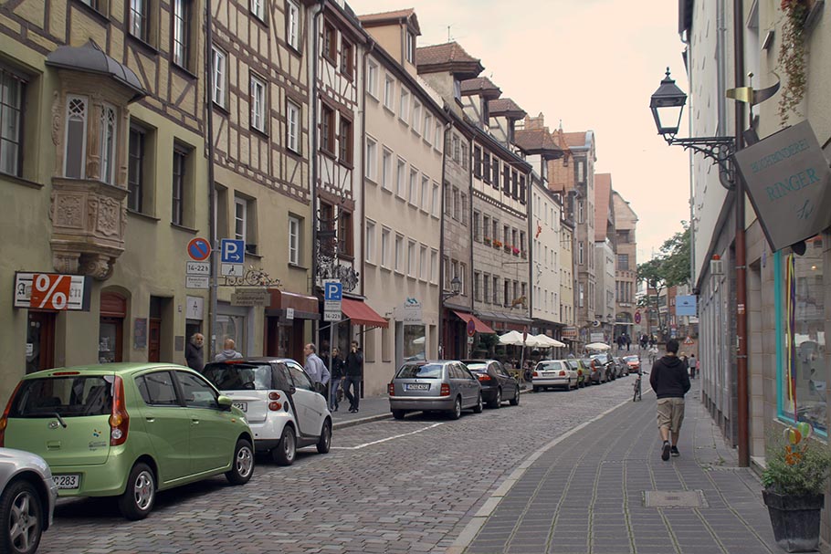 Family City Break Nuremberg, Streets of Nuremberg Germany