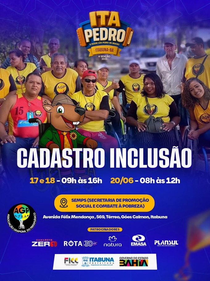 Prefeitura de Itabuna dá show de acessibilidade e garante inclusão no ItaPedro 2025