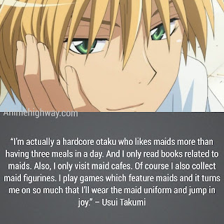 Usui Takumi from maid Sama funny anime quote