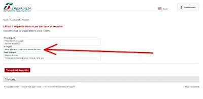 Come Inviare un Reclamo a Trenitalia  6