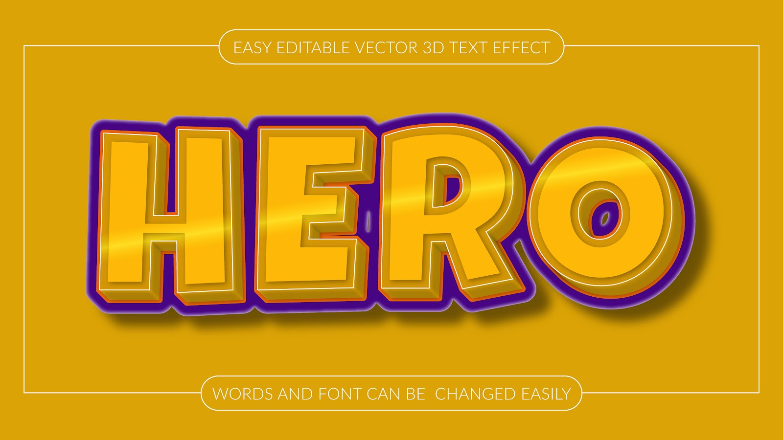 3D Text Effect Design