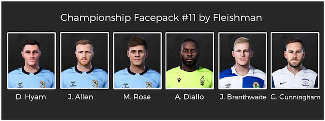 Championship Facepack #11 For eFootball PES 2021