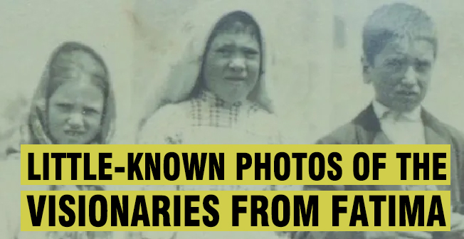 Little-known photos of the visionaries from Fatima