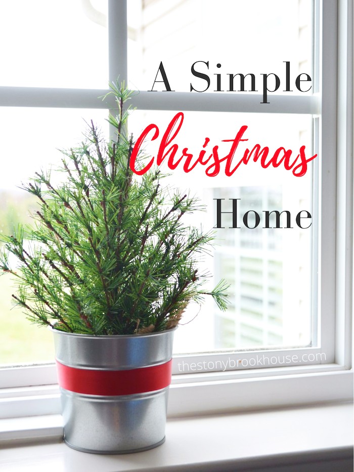 A Simple Christmas Home