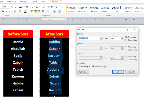 MS Word Home Tab Sort in Computer Explain in Hindi With Notes | कंप्यूटर में एमएस वर्ड होम टैब में तरह नोट्स के साथ हिंदी में समझाएं | New Era Study Point