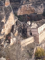 Derrumbe de un muro en el Convento de la Hoz