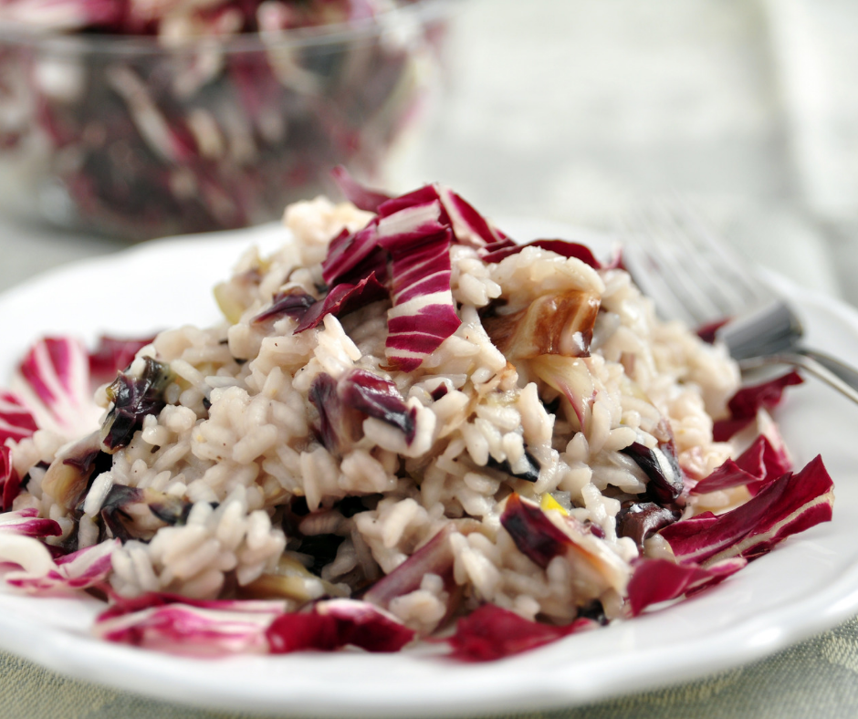 Risotto al radicchio : un delizioso piatto autunnale