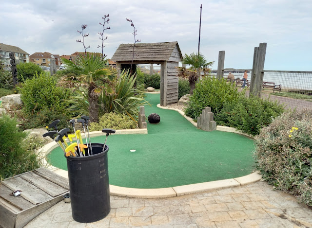 Adventure Golf at the Greensward Cafe in Clacton-on-Sea