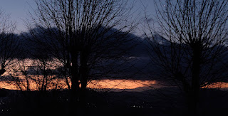 Orange pre dawn sky (plus Venus)