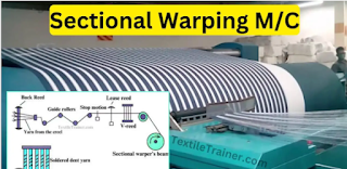 Working principle of modern sectional warping machine with advantages and disadvantages