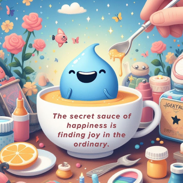 The secret sauce of happiness is finding joy in the ordinary.