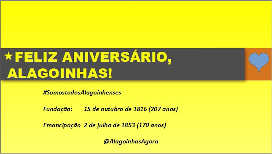 FELIZ ANIVERSÁRIO ALAGOINHAS (BA) | 2023