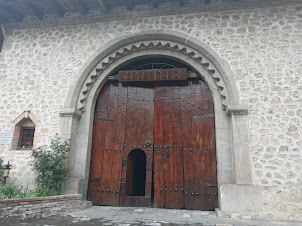 Entrance gate to "Lower Caravanserai " in Sheki.