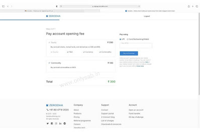 zerodha-demat-account-opening-payment-process