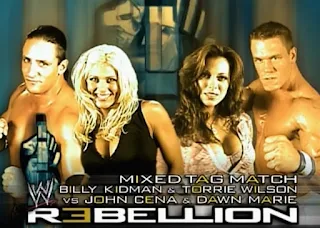 WWE Rebellion 2002 Review - Kidman & Torrie Wilson vs. John Cena & Dawn Marie