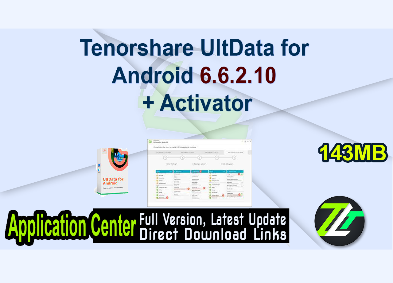 Tenorshare UltData for Android 6.6.2.10 + Activator