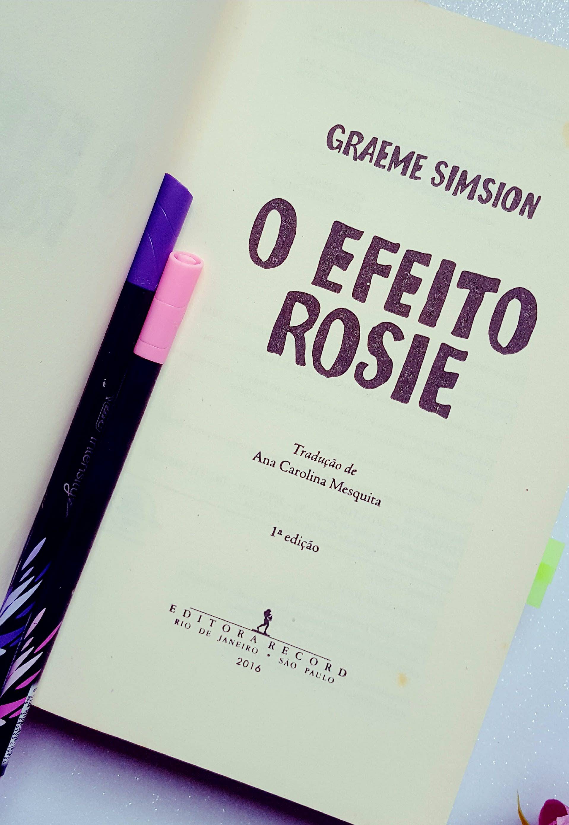 O efeito Rosie | Graemme Simsion