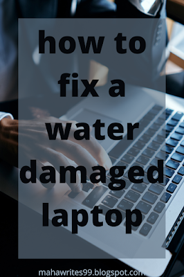 how to fix a water-damaged laptop