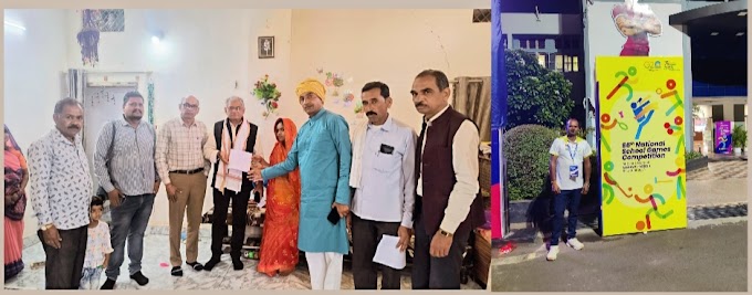 *🔴👉मध्यप्रदेश ऐमेच्योर बालीवाल ऐसोसिएशन ने   दिवंगत  खिलाड़ी की पत्नी को दो लाख बीस हजार रुपये सहायतार्थ प्रदान किये*