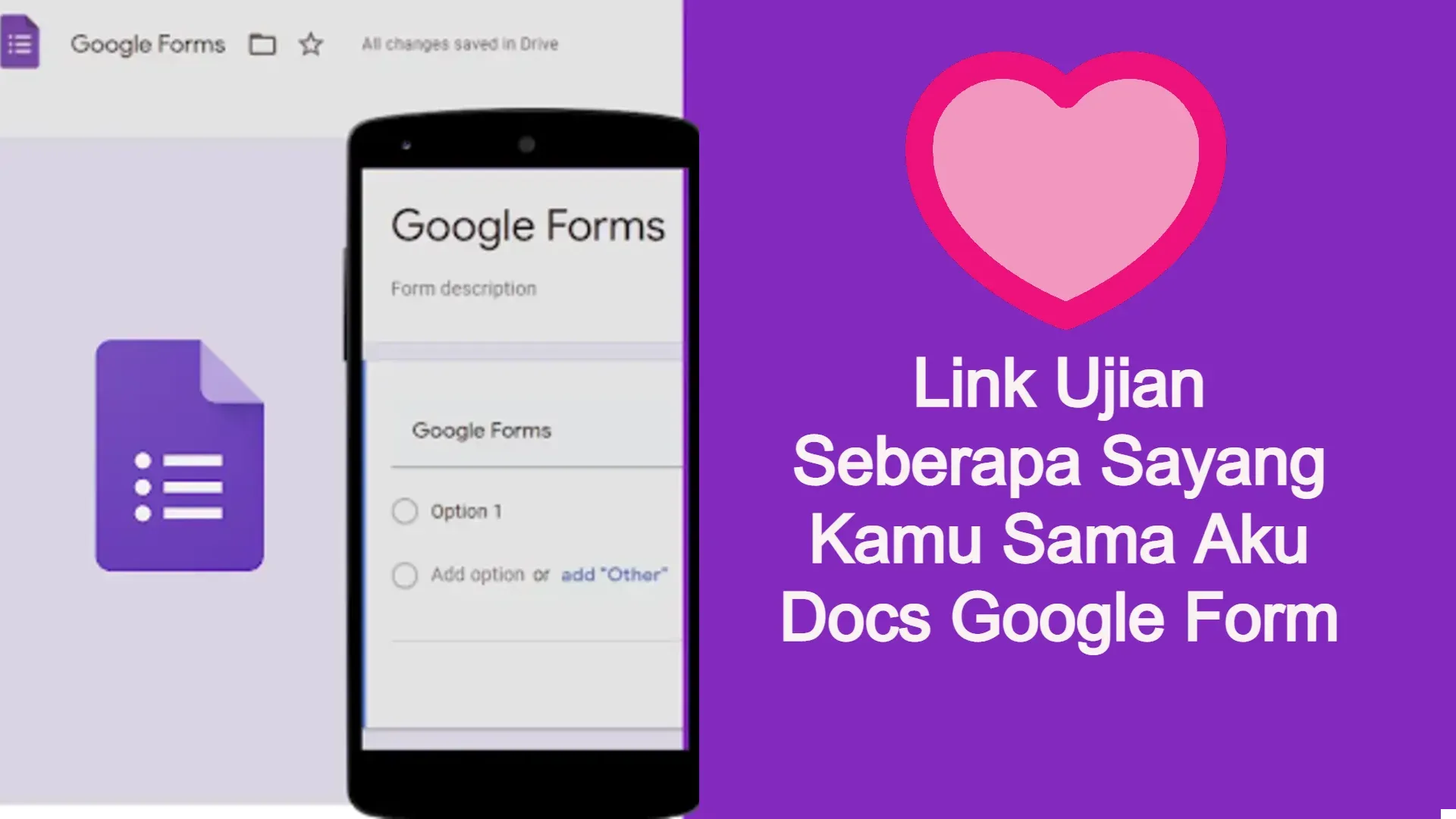 Link Ujian Seberapa Sayang Kamu Sama Aku Docs Google Form