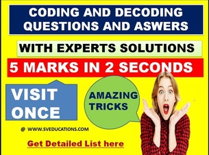 Coding And Decoding Questions
