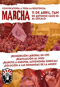 Este 11 de Abril... ¡VAMOS A LA MARCHA!