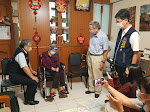 重陽敬老副市長令狐榮達代表盧秀燕市長探訪關懷霧峰區百歲人瑞