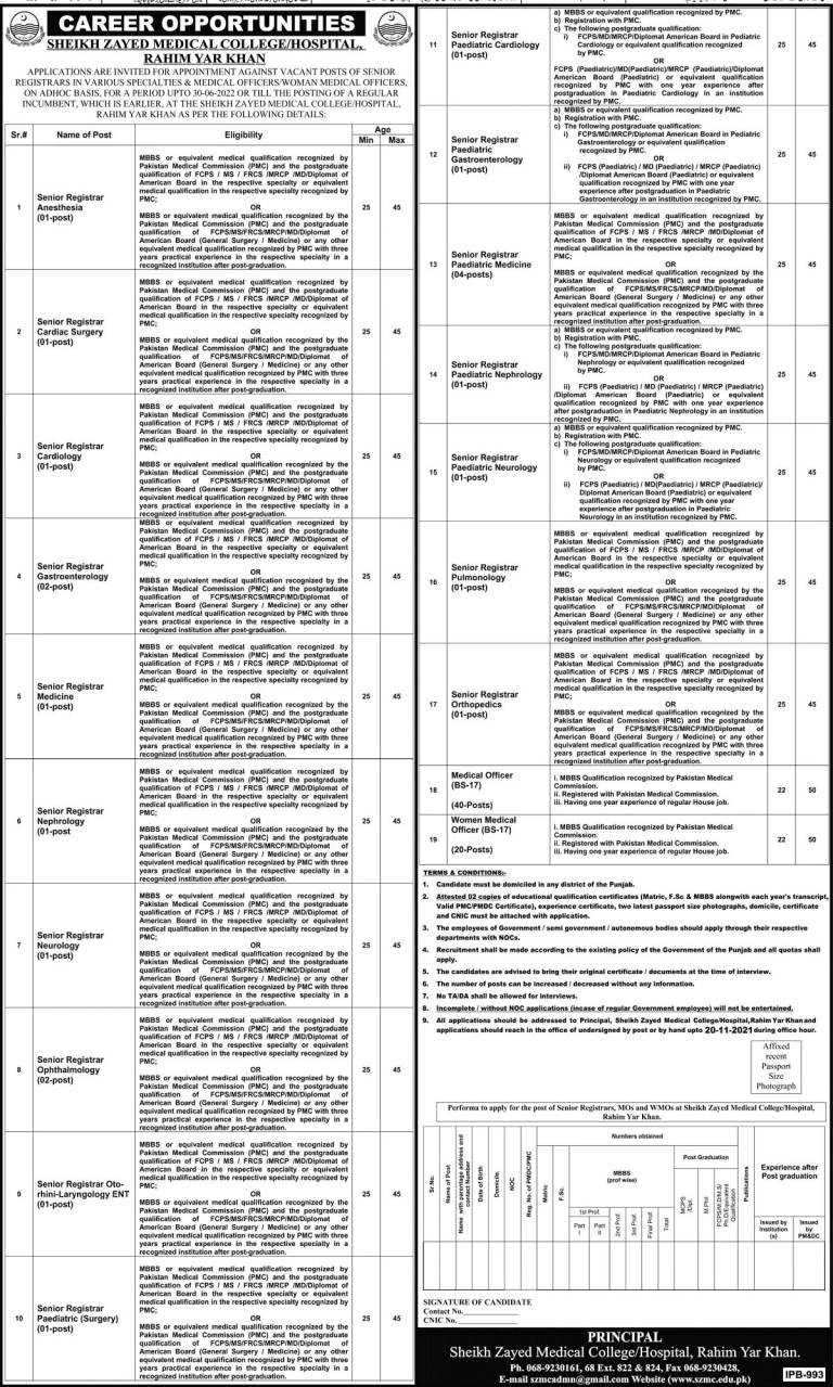 Want to apply for (Sheikh Zayed Hospital Jobs 2021).Here are some details about (Sheikh Zayed Hospital Advertisement).to help you Find (SZ Hospital Official) Easily and quickly.