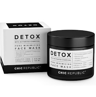 Image of Organic charcoal and clay mask