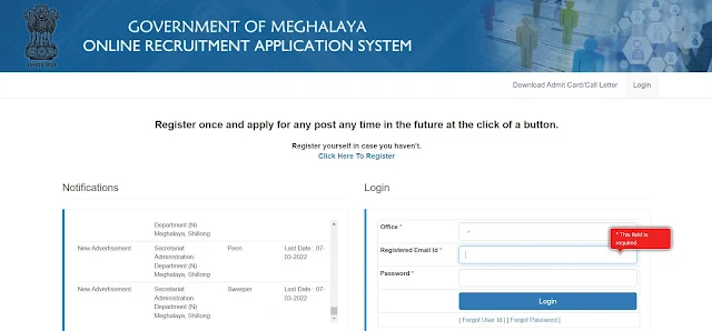 Meghalaya Secretariat Peon, Cleaner Old Question Papers and Syllabus 2022