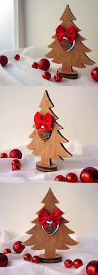 Ideas de decoración en madera para Navidad