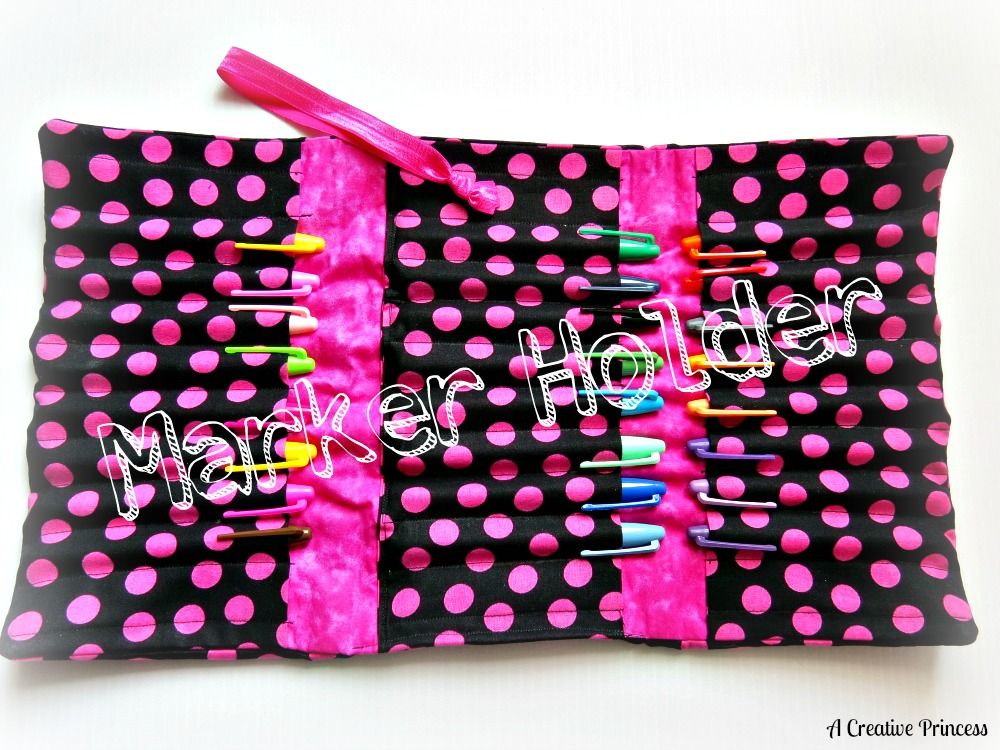 DIY Roll up Pencil Case Tutorial ~ DIY Tutorial Ideas!