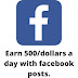 New trick to make 100/dollars a day with facebook posts. Promote blog posts with facebook.