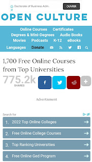 1700 كورس مجاني لافضل الجامعات عبر منصة Open Culture