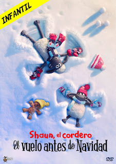 SHAUN – EL CORDERO – EL VUELO DE LA NAVIDAD – SHAUN THE SHEEP – THE FLIGHT – DVD-5 – DUAL LATINO – 2021 – (VIP)