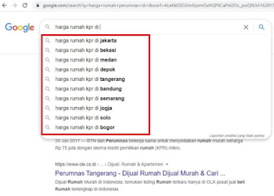 harga rumah keyword