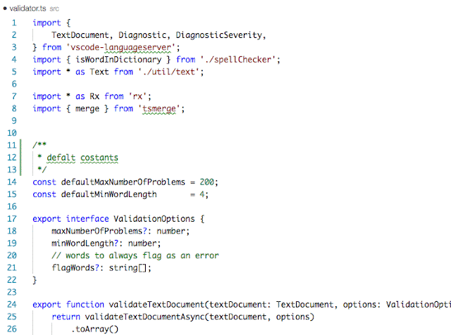 Best Visual Studio Code Extensions for Web Development - Code Spell Checker Demo
