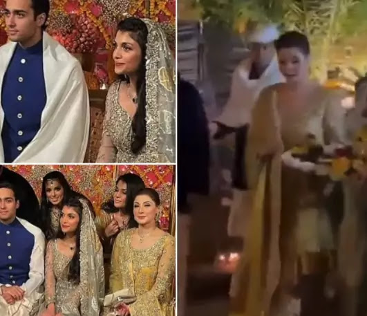 Ongoing son's wedding celebrations video of another traditional song by Maryam Nawaz going viral