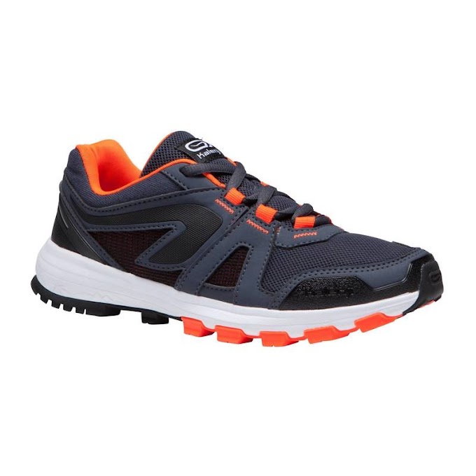 Mall Shop [ decathlon_vietnam ] Giày chạy bộ Decathlon kiprun grip cho trẻ em - đen/cam