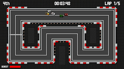 Retro Pixel Racers game screenshot